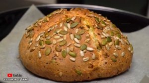 5 мин! УДИВИТЕЛЬНО ПРОСТОЙ РЕЦЕПТ ВКУСНОГО ХЛЕБА! БЕЗ дрожжей   Кулинарим с Таней