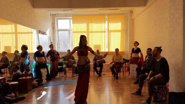 Ольга Чугунова - Sirin Tribe - tribal fusion @ Друмпосделки у "Барабуки" 17.04.2022 смотреть онлайн