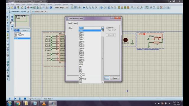 Raspberry Pi-4 Tutorial part-4 || Switch interface || Python code || Proteus Simulation || Tamil смотреть онлайн