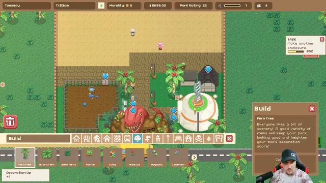 Welcome to Jurassic Park! | Let's Build A Zoo: Dinosaur Island DLC | Episode 1 смотреть онлайн