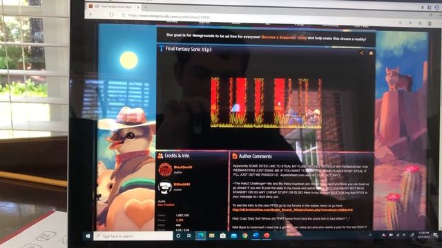 Final Fantasy Sonic X3 (Flash Game) Play Through смотреть онлайн