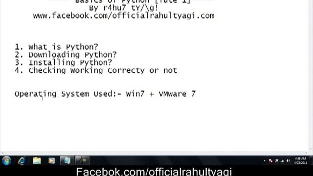 Learning Python with Rahul Tyagi [ Tute 1 How to Download and Install Python] смотреть онлайн