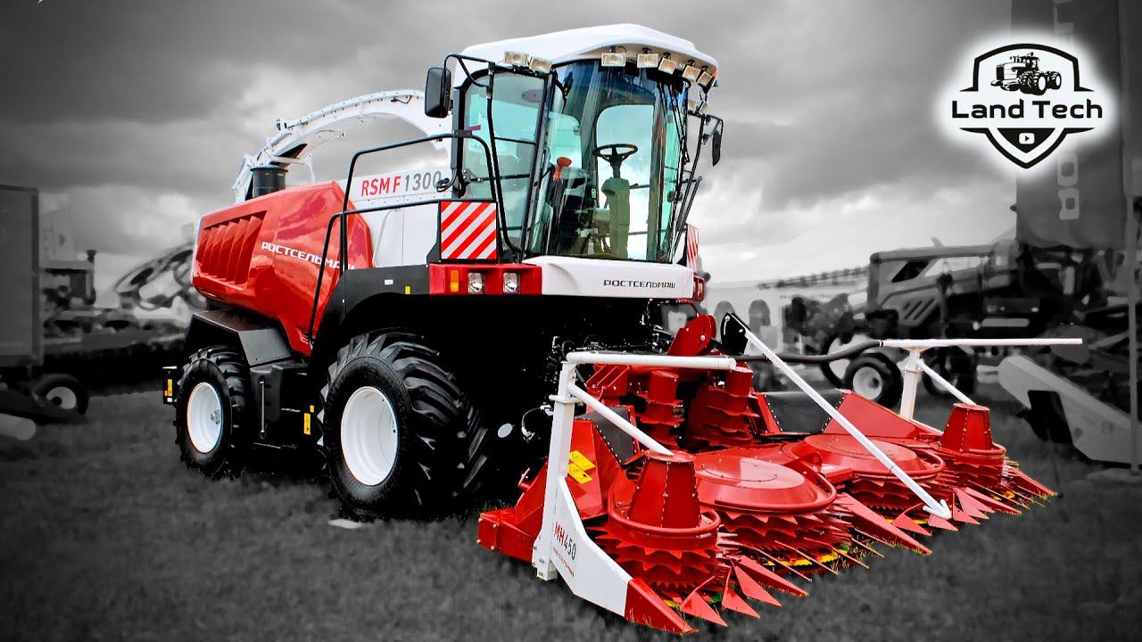 Новый Российский кормоуборочный комбайн RSM F 1300 - когда не хватает ДОН-680М! Обзор! смотреть онлайн