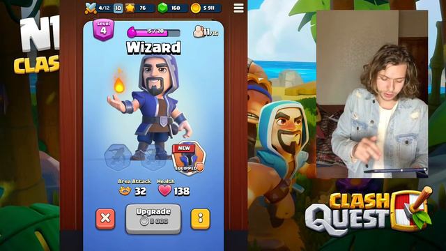 CLASH QUEST/ КАК ПРОЙТИ УРОВЕНЬ 7.5 В КЛЕШ КВЕСТ ГАЙД// обзор смотреть онлайн