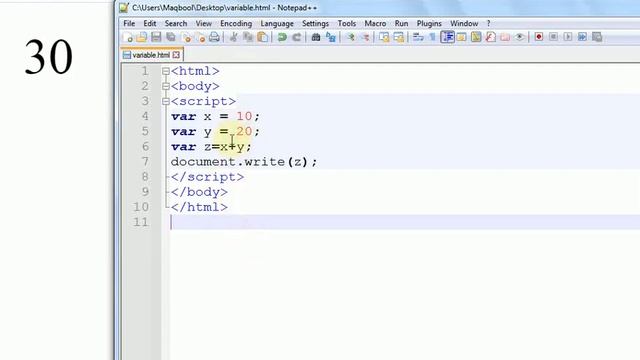 Lecture no 03 JavaScript Variable смотреть онлайн