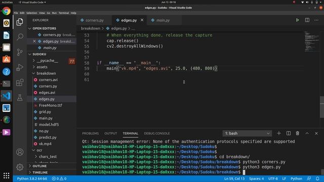 Sudoku Solver (Augumented Reality ) | Python Project #AR #SudokuSolver смотреть онлайн