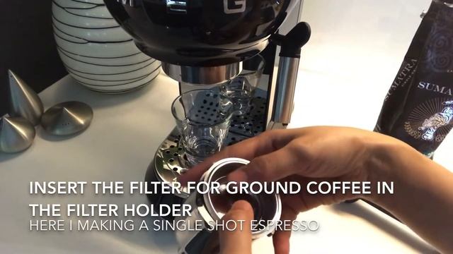 SMEG Espresso Coffee Machine Review | Espresso at own home смотреть онлайн