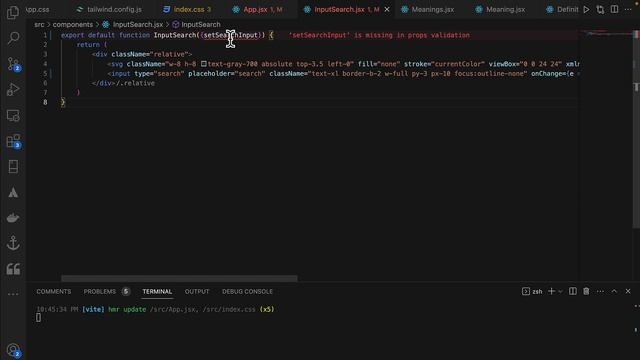 ReactJS Word App From Scratch - 5 - Handle Input and State Management смотреть онлайн