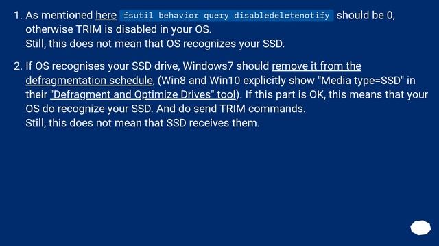Confirming that Windows 7 is using SSD optimizations смотреть онлайн
