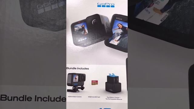 GoPro Hero10 Back Camera Bundle 64GB SD Card Dual Battery Charger 2 Rechargeable Batteries, смотреть онлайн