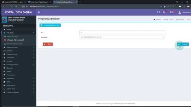 #3.1 Panduan Backend Menu Info Desa - Sub Wilayah Administratif - Portal Desa Digital [PDD] смотреть онлайн