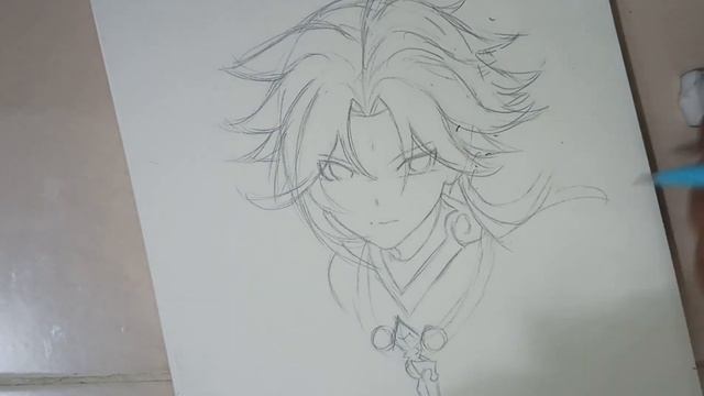 Drawing Xiao Genshin Impact смотреть онлайн