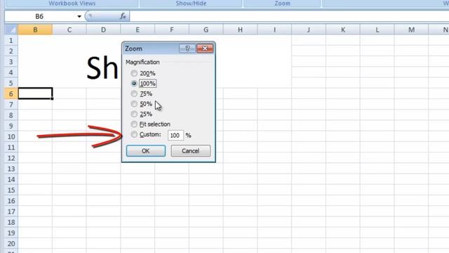 Excel 2007 - Zoom In and Out смотреть онлайн