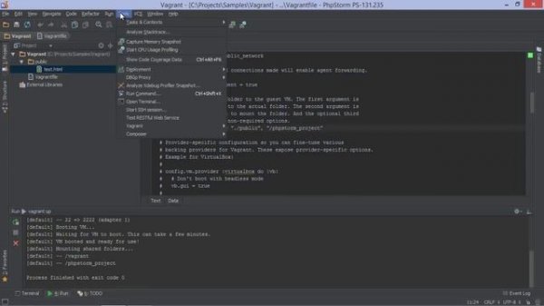 Configurar Vagrant en PHPStorm