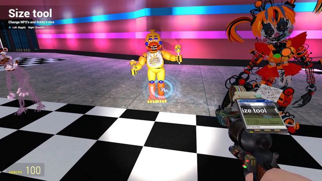 NEW ALL FNAF SECURITY BREACH ANIMATRONICS BABY AMALGAMATIONS In Garry's Mod! (Five Nights at Freddy смотреть онлайн