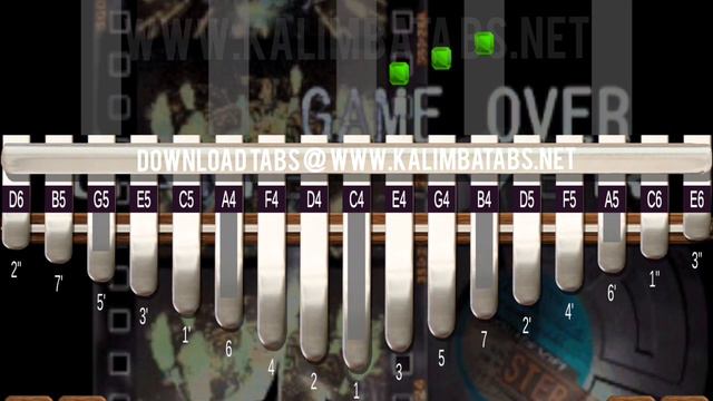 Game Over: Final Fantasy VII [Kalimba Tutorial + Tabs] [EASY] смотреть онлайн