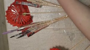 Букет с канцелярией и сладостями своими руками.