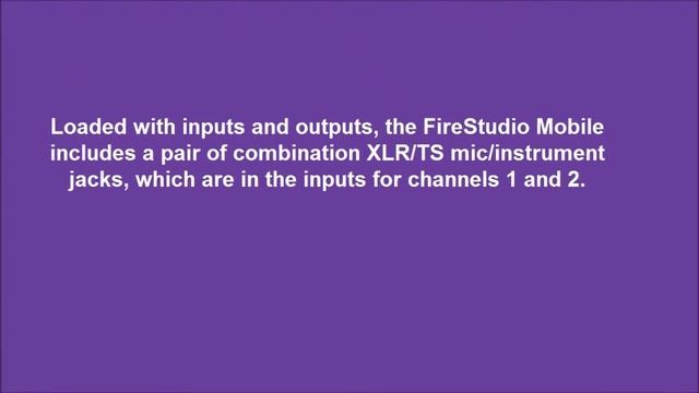 PreSonus FireStudio Mobile FireWire Recording Interface With PreSonus Studio One Artist DAW Softwar смотреть онлайн
