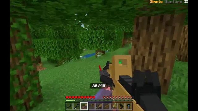 Мод на 3D Оружие с Анимацией для Minecraft PE | Simple Warfare V3 смотреть онлайн