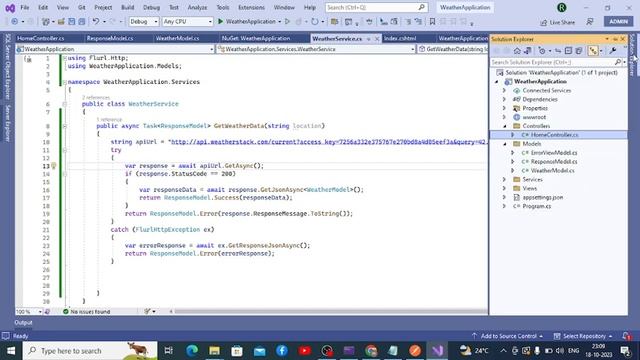 Building a Weather App with ASP.NET Core 6, Weatherstack API, and Mapbox API смотреть онлайн