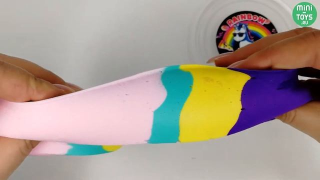 Баттер слайм Rainbow Slime ароматизированный 250 мл смотреть онлайн