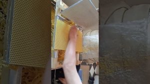 Изготовление вощины на алюминиевой матрице .