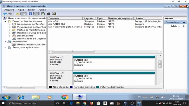 Criando Raid 0 e Raid 1 via software Oracle VM VirtualBox смотреть онлайн