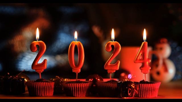 Happy New Year Background - 2024 Background - Free Stock Video