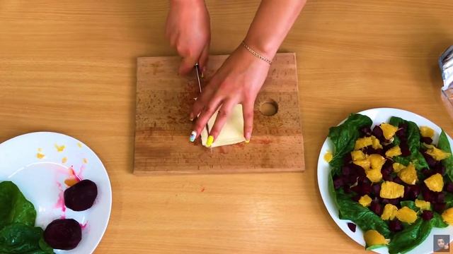 ПП Салат со свеклой и моцареллой, КРАСИВО, ВКУСНО И ПОЛЕЗНО смотреть онлайн