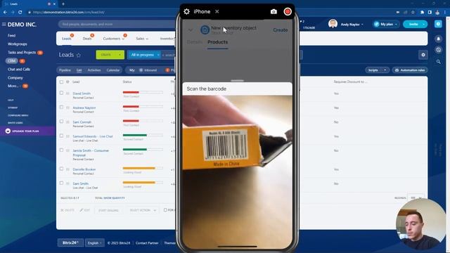 Bitrix24 Quick Win: Inventory Barcode Scanner смотреть онлайн
