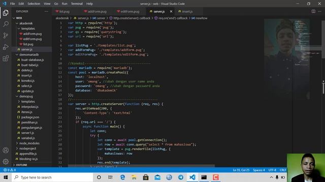 #47 CRUD-Create atau Insert Data ke Database MariaDB dengan Node.Js смотреть онлайн