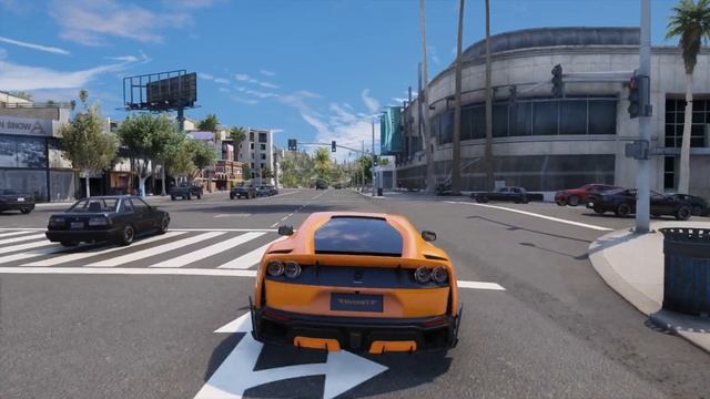 GTA V ULTRA REALISTIC ON RTX 3060TI 4K60FPS - FERRARI 812 MANSORY смотреть онлайн