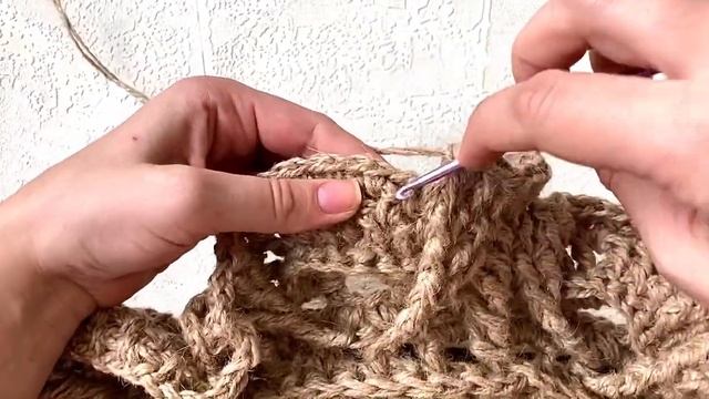 Бесплатный МК ковер из джута Улита 23 ряд. Free master class carpet made of jute Julitta 23 row смотреть онлайн