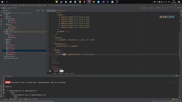 Создание приложения Clock с помощью Nuxt.js и Cordova. Часть 2 смотреть онлайн