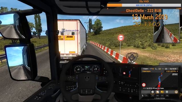 Девушка в Euro Truck Simulator 2. ---#177 смотреть онлайн