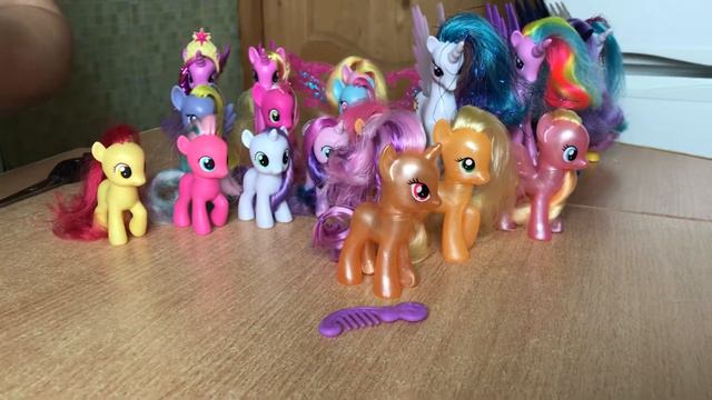 My little pony Жемчужная серия B8819 Rainbow Dash B8820 Cherry Berry B8821 Pretzel B3599 смотреть онлайн