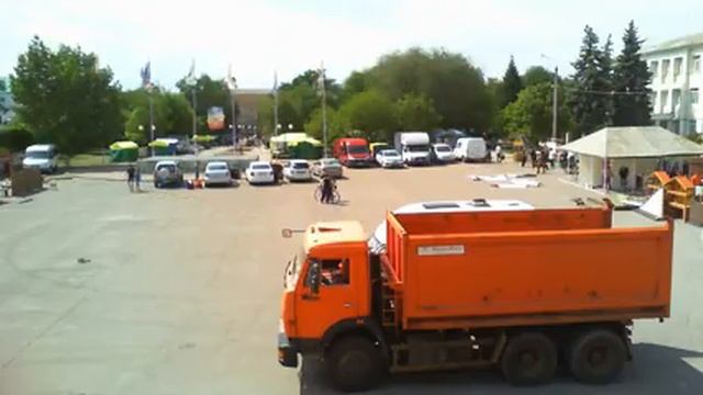 Площадь у фонтана. Станица Вёшенская. смотреть онлайн
