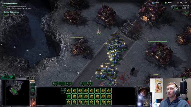 Brutal Campaign Guide! - 8. Outbreak - Meinhoff - WoL - (StarCraft 2) смотреть онлайн