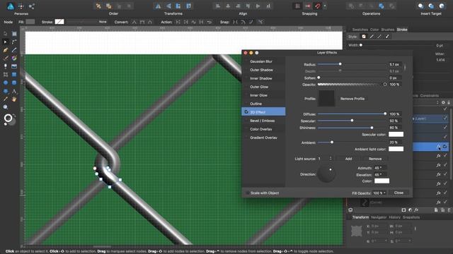 Affinity Designer Pattern - Wire mesh fence смотреть онлайн