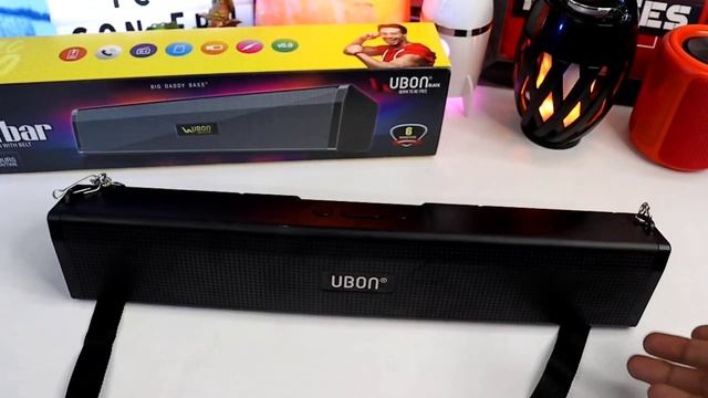 UBON SP80 BeatBar Wireless Bluetooth Speaker review in hindi | Ubon bluetooth speaker under 1500 смотреть онлайн