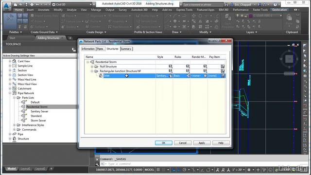Civil 3D Tutorial - Adding parts to a part family смотреть онлайн