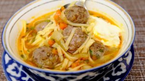 ТАКОЙ СУПЧИК ХОТЬ КАЖДЫЙ ДЕНЬ ПОДАВАЙТЕ! УГРА С ФРИКАДЕЛЬКАМИ! УЗБЕКСКАЯ КУХНЯ