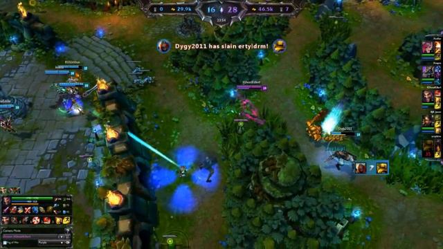 Draven 1V5 PENTAKILL - League of Legends смотреть онлайн