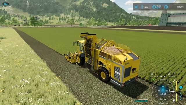 New header & auger wagon for harvesting sugar beets | Erlengrat Farm | Farming simulator 22 | ep #8 смотреть онлайн