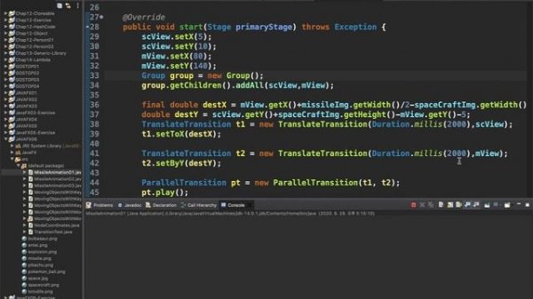 JavaFX. 06. 애니메이션