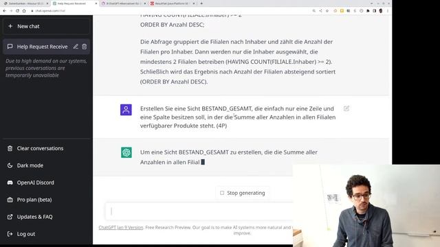 Besteht ChatGPT die Datenbanken-Klausur? смотреть онлайн