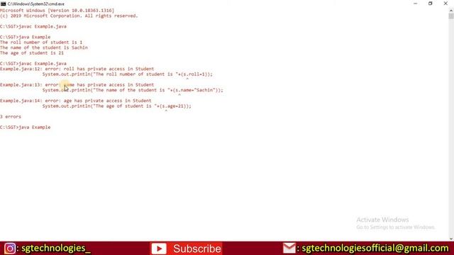 Getter & Setter Method in java "Core java tutorial for beginners Lecture- 61 in हिंदी" смотреть онлайн