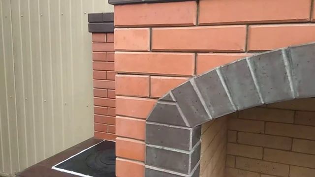 Мангал и плита под казан из Маркинского кирпича. смотреть онлайн