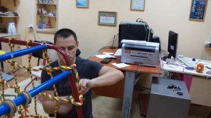 Простой способ завязать узлы на снарядах и сетке детского спортивного комплекса