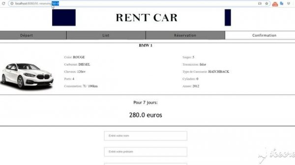 V-Location: Web application using Java EE, JDBC, JSTL
